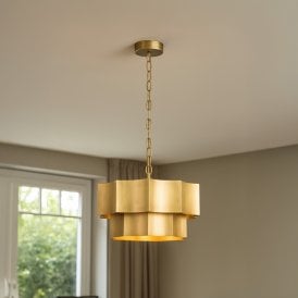Westport Portobella Ceiling Pendant Light - Brass
