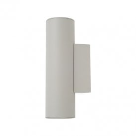 Westport Silk Up & Down Wall Light - Grey