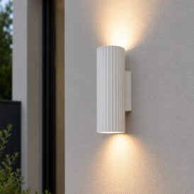 Westport Stamford Outdoor Up & Down Wall Light - Beige Lighting