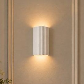 Westport Noe Ceramic Up & Down Wall Light - White