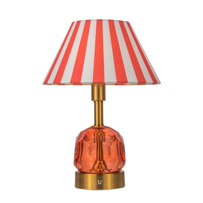 Wisteria  Agnes USB Rechargeable LED Touch Table Lamp - Gold