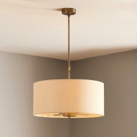 Wisteria Annie Ceiling Pendant Light - Antique Brass