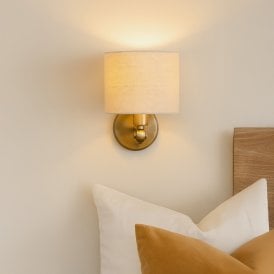 Wisteria Annie Wall Light - Aged Brass