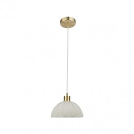 Wisteria Aura Ceramic Ceiling Pendant Light - White