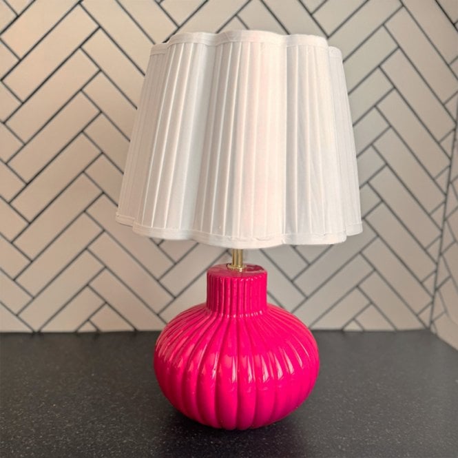 Wisteria Casey Ceramic Table Lamp - Pink
