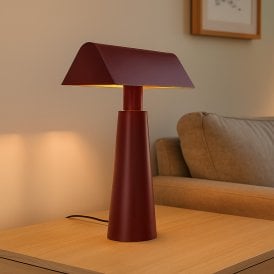 Wisteria Cassis Table Lamp - Red
