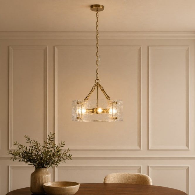 Wisteria  Celestine Glass Chandelier - Clear