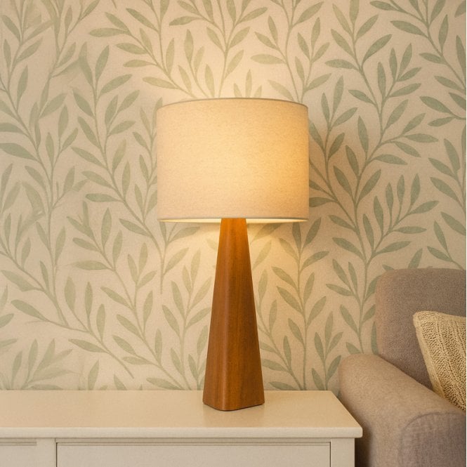 Wisteria  Chelsea Wood Tall Table Lamp - Dark