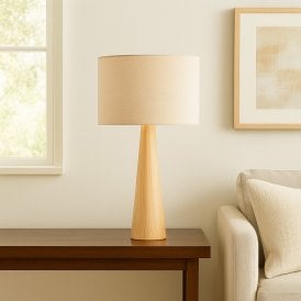 Wisteria Chelsea Wood Tall Table Lamp - Light