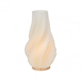 Wisteria Cloud Glass Table Lamp - White