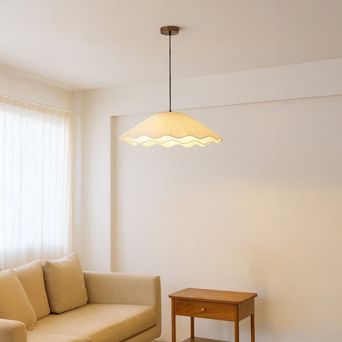 Wisteria  Flower Ceiling Pendant Light - White