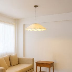 Wisteria Flower Ceiling Pendant Light - White