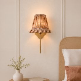 Wisteria Hyacinth Wall Light - Brown