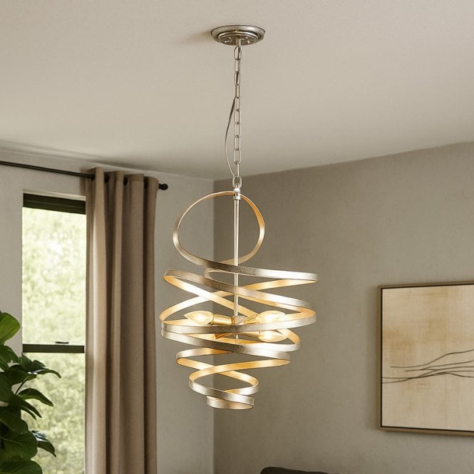 Wisteria  Isla Ceiling Chandelier - Silver