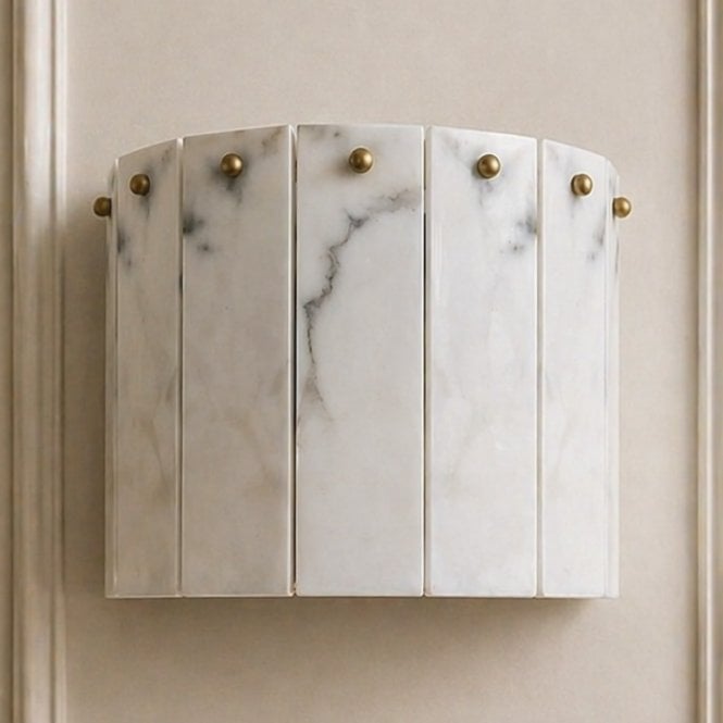 Wisteria  Linea Glass Wall Light - Alabaster