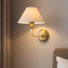 Wisteria Margaret Wall Light - Antique Brass