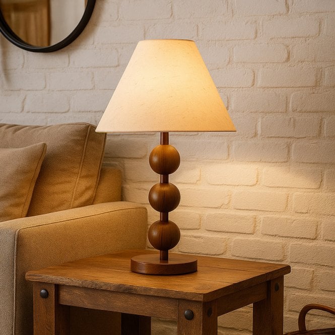 Wisteria Margo Table Lamp - Brown