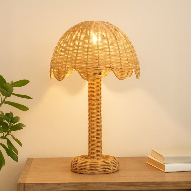 Wisteria  Nice Rattan Table Lamp - Natural