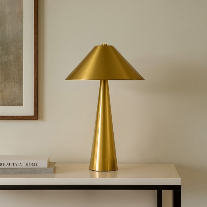 Wisteria Pimlico LED Table Lamp - Brushed Brass