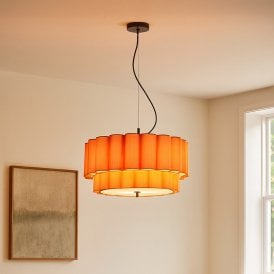 Wisteria Soho Ceiling Pendant Light - Terracotta