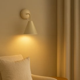 Wisteria Strieky Wall Light - Cream