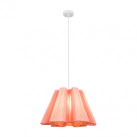 Wisteria Swirl Ceiling Pendant Light - Pink