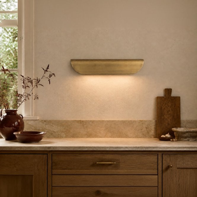 Wisteria Westport Ada Wall Light - Antique Brass